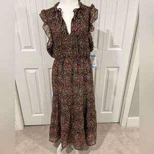 BB Dakota Multicolor Floral Maxi Dress